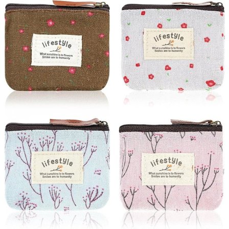 4-delt mini makeup taske - Linned taske - Opbevaringstaske