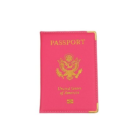 Passdeksel Passholder ROSE RED