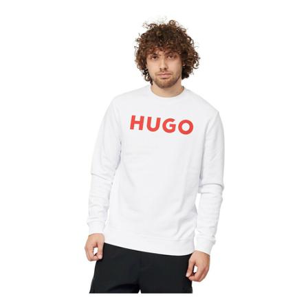 Hugo Boss, Sweatshirts Biały, Mężczyzna, Rozmiar: L