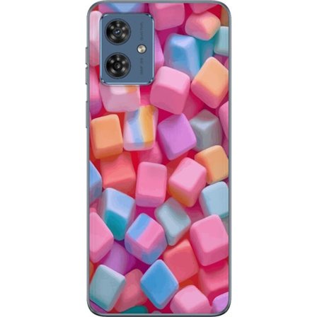 Kompatibel Mobilcover til Motorola Moto G54 Bløde pastelfarvede skumfiduser i en farverig blanding