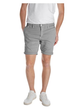 Benni Short Shorts Regular Hyperchino Color Xlite Grey Replay