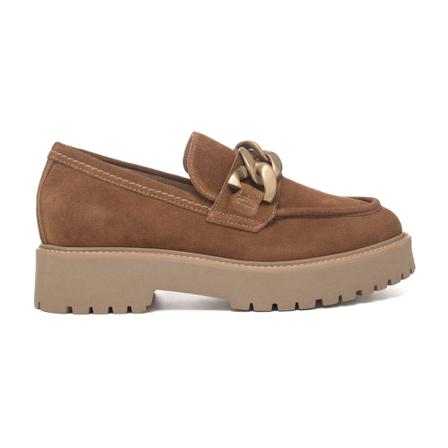 Nerogiardini, Loafers Bruin, Dames, Maat:36 EU,leer