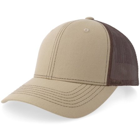 Equip - Beige Trucker Cap - Khaki/Brown Trucker @ Hatstore