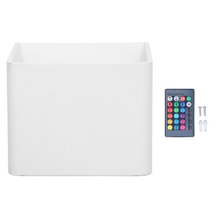 RGB LED Vägglampa Dimbar 3W 280lm Fjärrkontroll Aluminium 4 Ljuslägen 85-265V