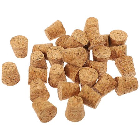 30 st korkproppar för flaskor, ersättning för korkproppar, träkorkar, konformade korkar