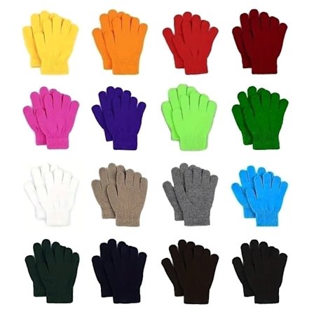 Fingervante för barn - Mörkgrön Mossa