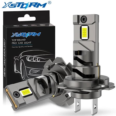 XSTORM H7 LED Strålkastarlampa Canbus 80W 30000LM Auto Diod Ljus Bil Strålkastare Kit 12V 6500K Vit H7 Turbo Bil Dimljus