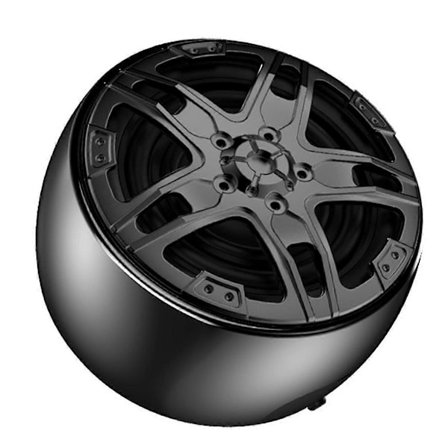 Ny IPX7 Vattentät Trådlös Bluetooth Högtalare Metall Liten Stålkanon Bil Utomhus Mini Portabel Gåva Liten Högtalare A