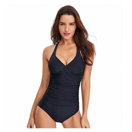 Dame Sexy One Piece Badedrakt Dame Magekontroll Badetøy Dame Plysj