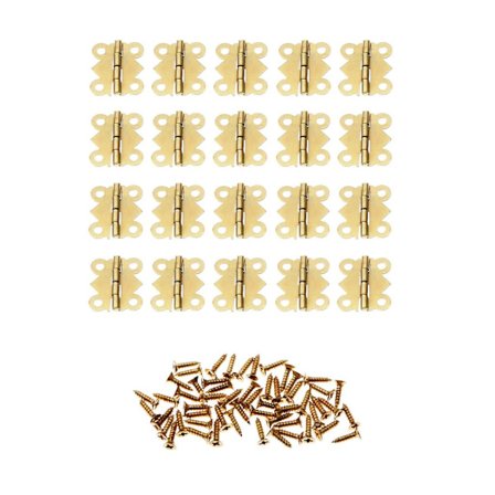 Mini Fjärilsgångjärn för Skåp Låda Smyckeskrin