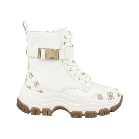 Guess, Lace-up Boots Biały, Kobieta, Rozmiar: 37 EU