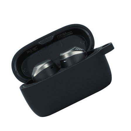 Skyddande Jabra Elite 75T Fodral med Nyckelring - Mjukt Stötsäkert Skydd