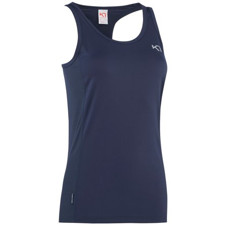 Kari Traa Women's Nora Singlet Women Short sleeved fitness sweater Blue XL