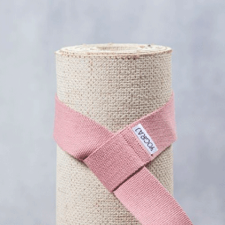 Yogiraj Mat Carry Strap, Heather Pink