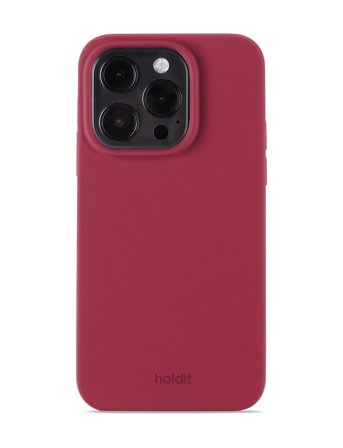 Holdit Silicone Case Red Velvet - Red - IPHOPNE 14PRO