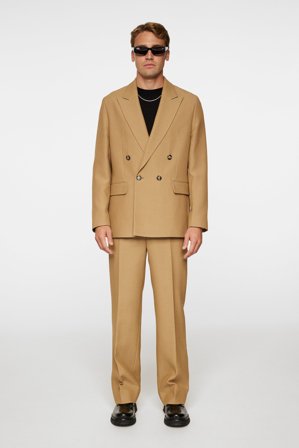 J.Lindeberg - David U Double Weave Blazer - Fashion - Brown - Men - 50R