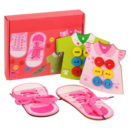 Lasten puinen pujottelupeli, varhaisen oppimisen hienomotoristen taitojen lelut