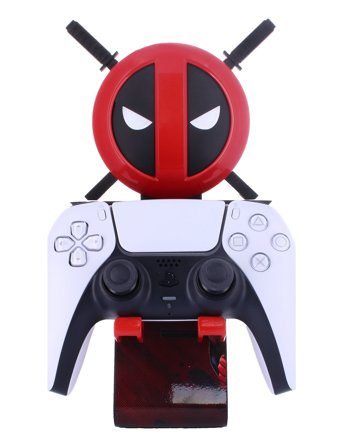 Cable Guy Cable Guys - Ikon - Deadpool- Mobil And Consol Holder - Multi/patterned - H:22CM