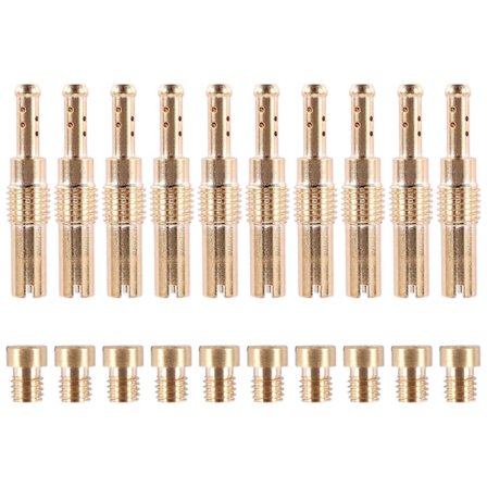 20 stk. Hoveddyse-sett for forgasser, sakte-/pilotdyse for PWK for Keihin OKO CVK