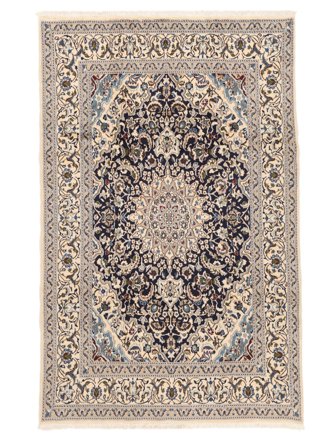 Noué À La Main Naïn Fine 9La Tapis 187X300 De Laine Marron/Beige