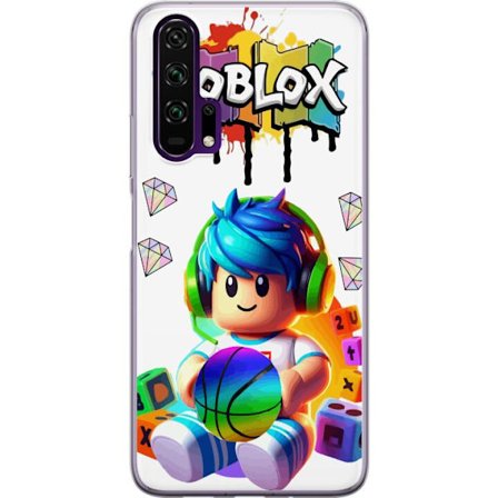 Kompatibelt Mobilskal till Honor Honor 20 Pro Färgstark Roblox-illustration med spelkaraktär, leksaker och energi, perfekt för spelentusiaster och