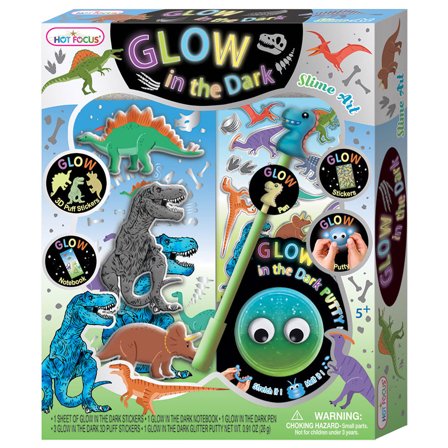 Selvlysende Dinosaur Sæt