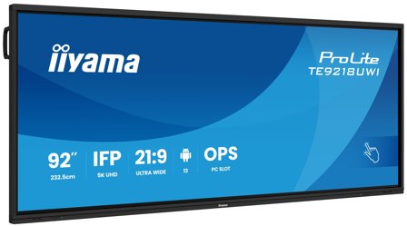 iiyama 92"UW5K IR 50P Touch AG with