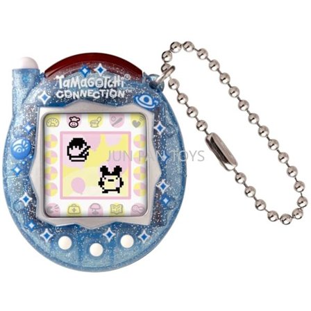 Tamagotchi Connection Virtual Pet - Soda Flower Pink & Light Blue Electronic Game for Girls