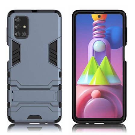 Cool Guard Etui Samsung Galaxy M51 - Blå