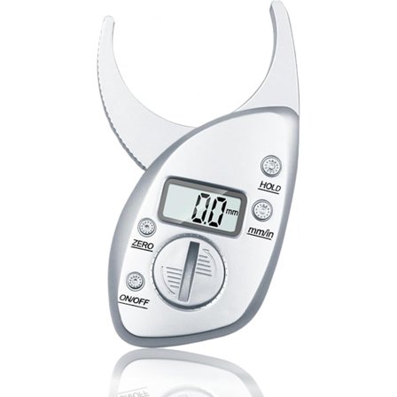 Digital LCD Kroppsfettmätare Hudveck Tjocklek Hälsa Fitness Vikt Kön