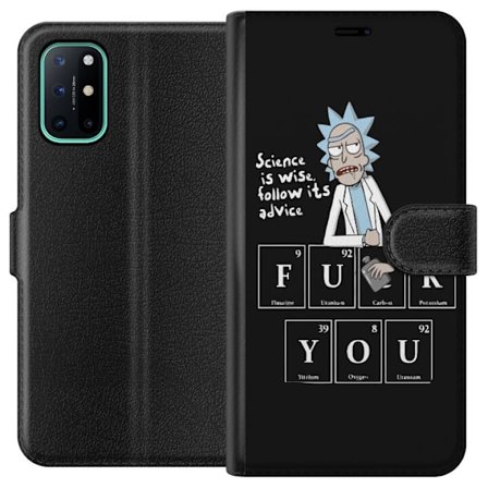 Kompatibelt Lommeboketui til OnePlus 8T Rick and Morty Fu*k You