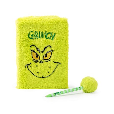 Grinch Unisex Stasjonærsett Grønn Karakteransikt - En Størrelse