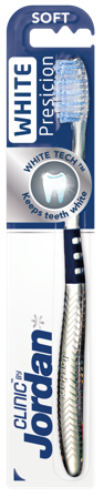 Jordan Clinic White Precision tannbørste soft 1 stk