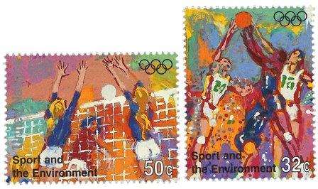 FN New York - Olympiske lege - Postfrisk sæt 2v