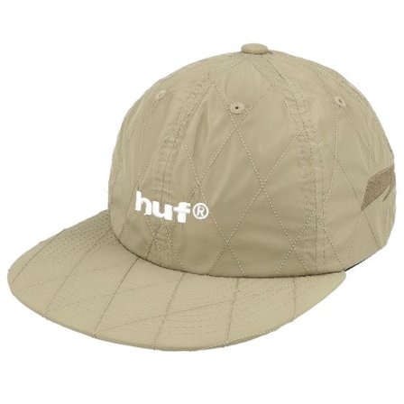 HUF - Beige snapback Keps - Lightining Quilted 6 Panel Hat Tan Strapback @ Hatstore