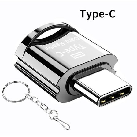 Typ-C/Micro USB/Lighting mini mobiltelefon kortläsare höghastighets TF-kort OTG-kortläsare