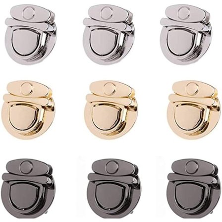 9 Lommebok Slåser, Vri Lås Tilbehør Lommebok Lås Lommebok Lukking