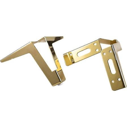 4 stk. Metal Møbelben Sofa Ben Tv-Skab Støtteben Hul Trekant