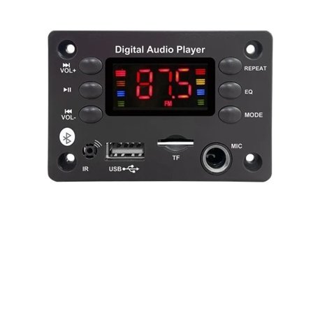 DC 5V 12V Bluetooth 5.0 MP3 WMA WAV APE Dekoder Bord Handsfree Bil Ljud Mikrofon USB TF FM Radio Mp3 Musik Spelare Högtalare