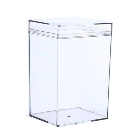 Rektangulær plastikæske Kiks slikdukke Gaveæske T