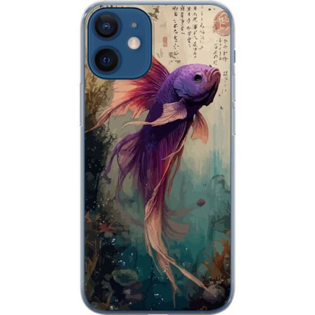 Kompatibelt Mobildeksel til Apple iPhone 12 Asiatisk Fisk Koi Japan Akvarium