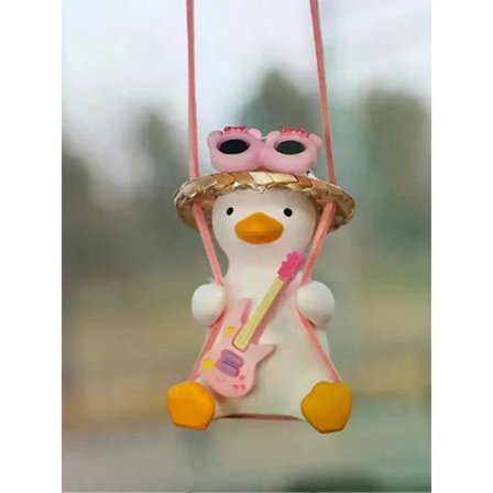 1 stk Søt Bilberlock Hengende Ornament - Kule Gyngende And Biltilbehør for Tenåringer Biltilbehør