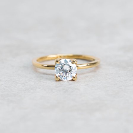 Rosenskära, 18K Gelbgold : Diamanten - Laborgezüchtet, Karat - 0.30 kt