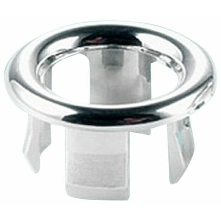 Sett med 2 krominnsatser for vask, servant eller badekaroverløp (1)