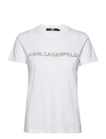 Kandy Krush Logo T-Shirt White Karl Lagerfeld