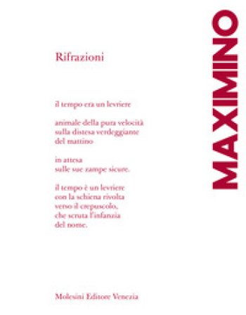 Rifrazioni. Ediz. con testo a fronte in portoghese Jorge Augusto Maximino
