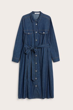 Kappahl | Pitkä farkkumekko | Tumma denim