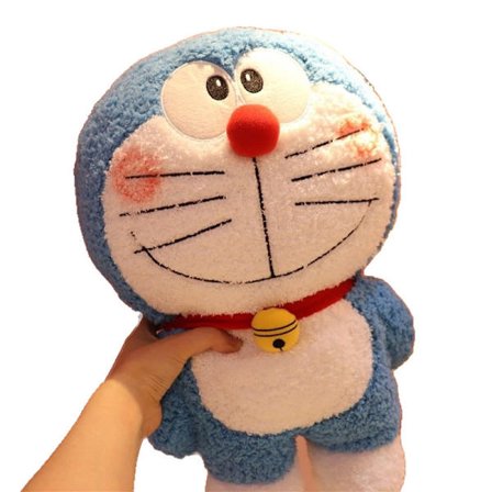 Doraemon Plysjleketøy - Myk Blå Robotkattdukke, Perfekt Gave til Fans og Barn