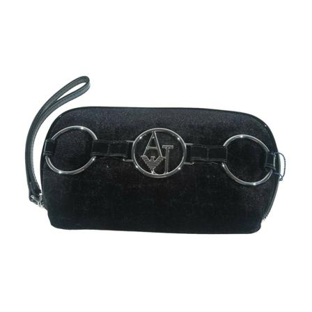 Armani Jeans, Pouch Zwart, Dames, Maat:ONE Size