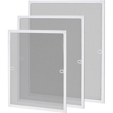 Moustiquaire - UISEBRT - 120 x 140 cm - Aluminium - Vit - Utan borrning